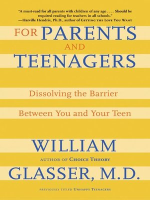 cover image of For Parents and Teenagers